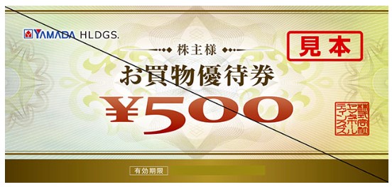 ヤマダホールディングス商品券