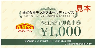 テンポスHD株主優待