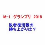 m-1グランプリ2018敗者復活戦・アイキャッチ